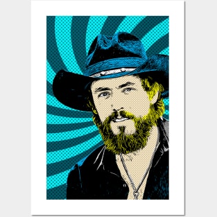 Pop Art Style Men Hat Country Posters and Art